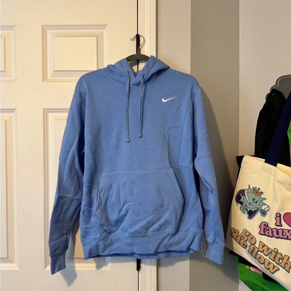 Nike Men's Light Blue Hoodie